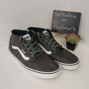 Vans High Top Skater Shoe Cool Gray Mens Sz 10